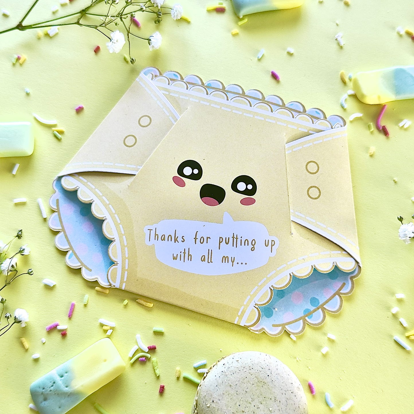 Lemon Drop Nappy Greeting Card