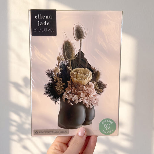 Bum Vase Mini Print
