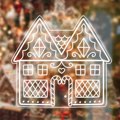16pc. Trees & Snowflakes Christmas Window Cling Stickers