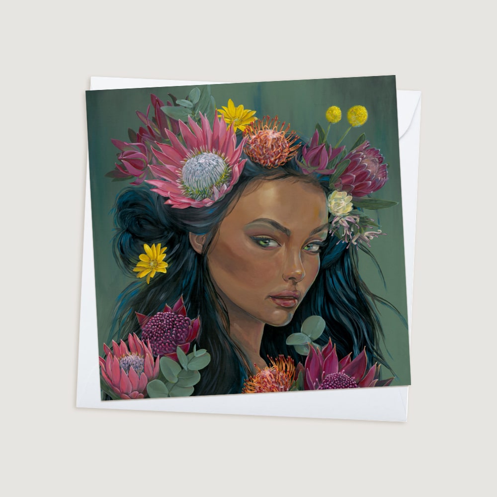 Mother Natured Greeting Card