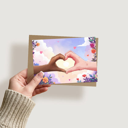 One Heart Greeting Card