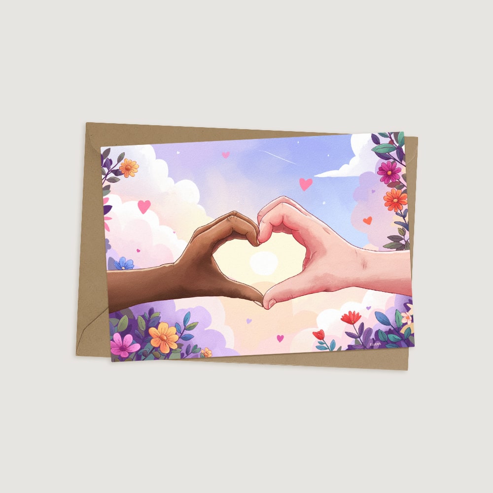 One Heart Greeting Card