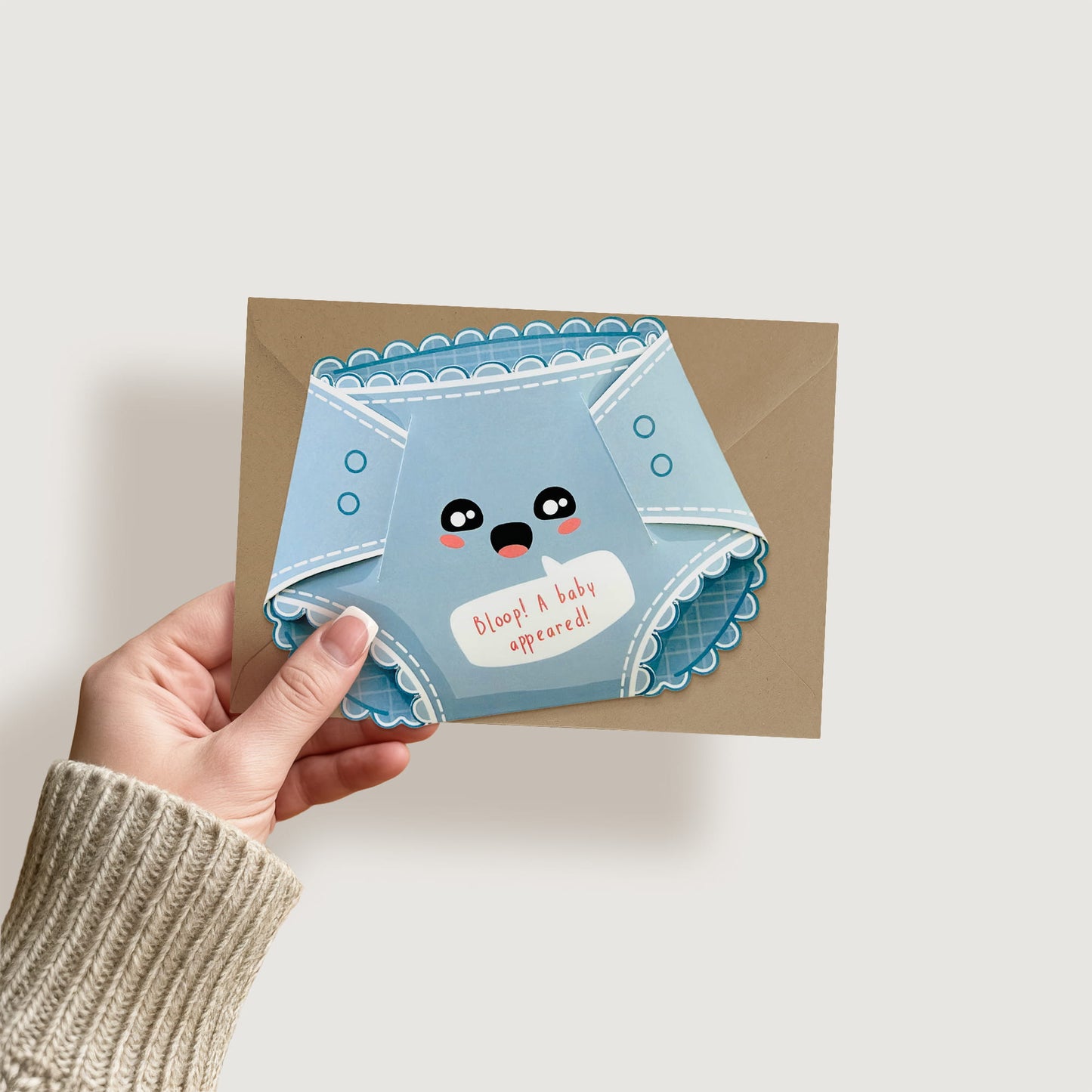Blueberry Fizz Nappy Greeting Card