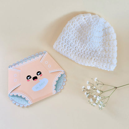Happy Tangerine Nappy Greeting Card