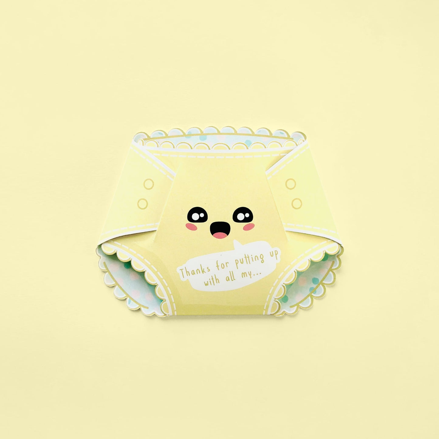 Lemon Drop Nappy Greeting Card