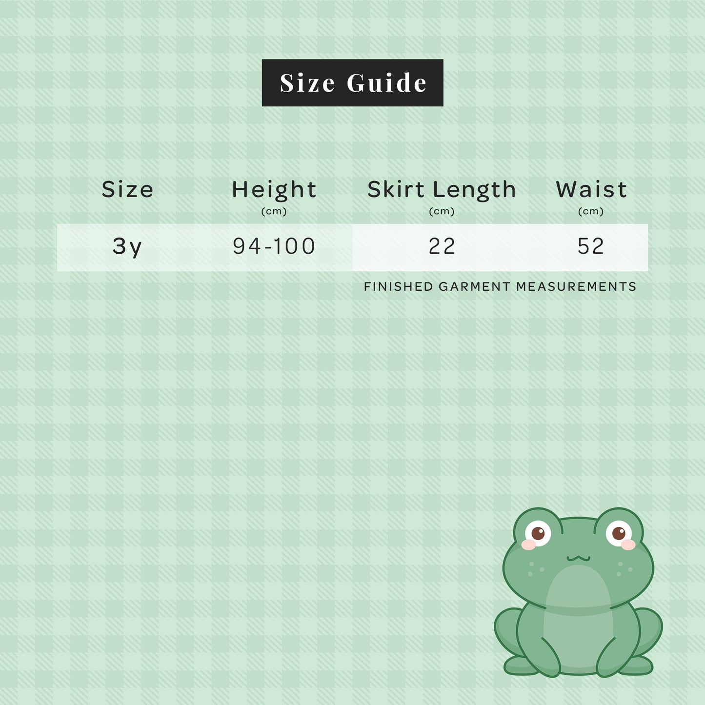 Kids Sparkly Frog Skort + Bonus Scrunchie