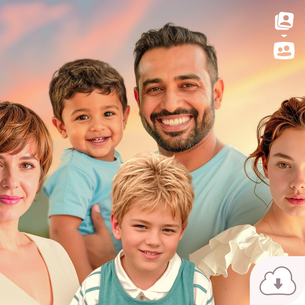 Merged Photo Memories | Digital File