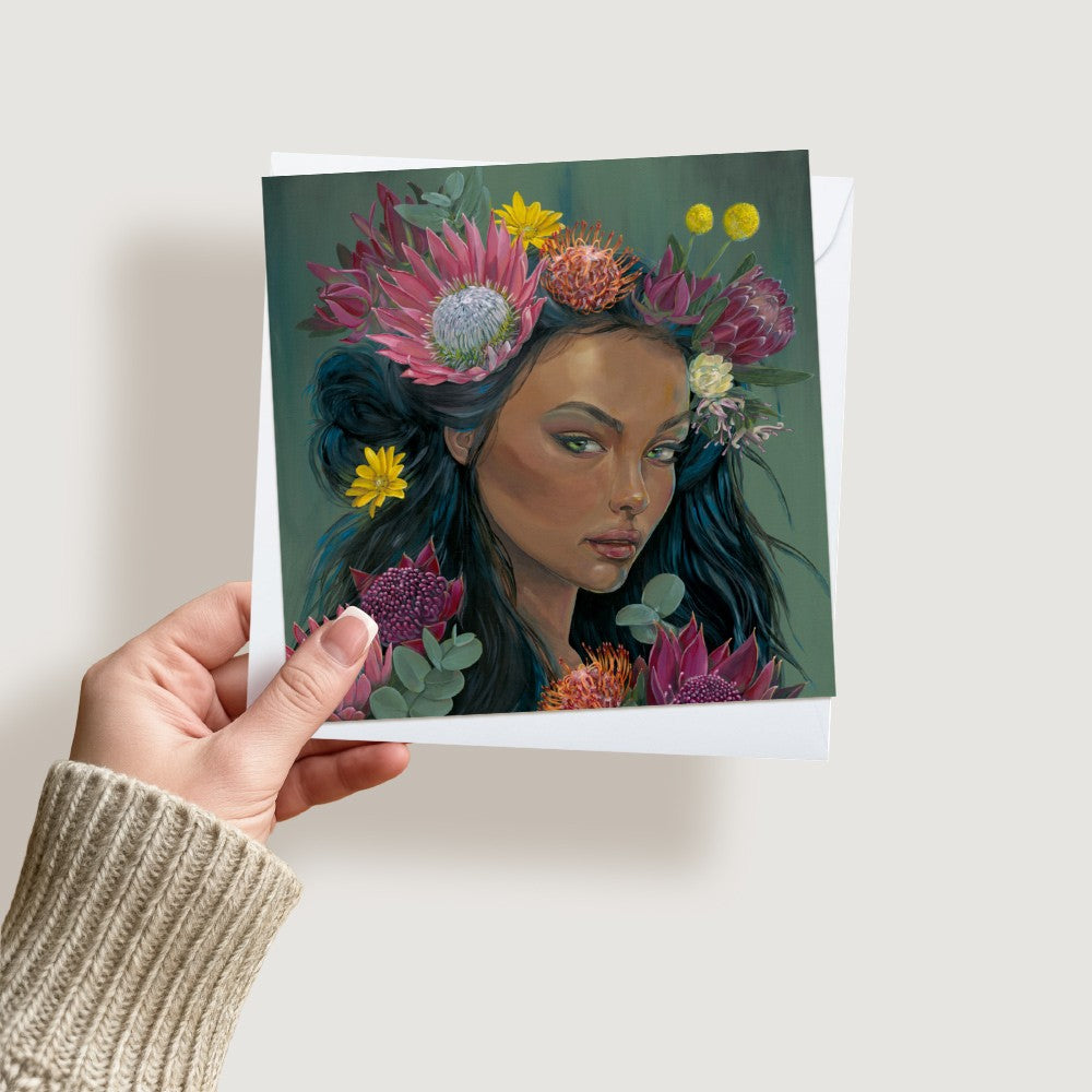 Mother Natured Greeting Card