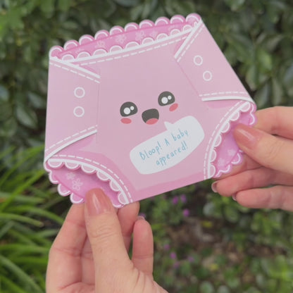 Happy Tangerine Nappy Greeting Card