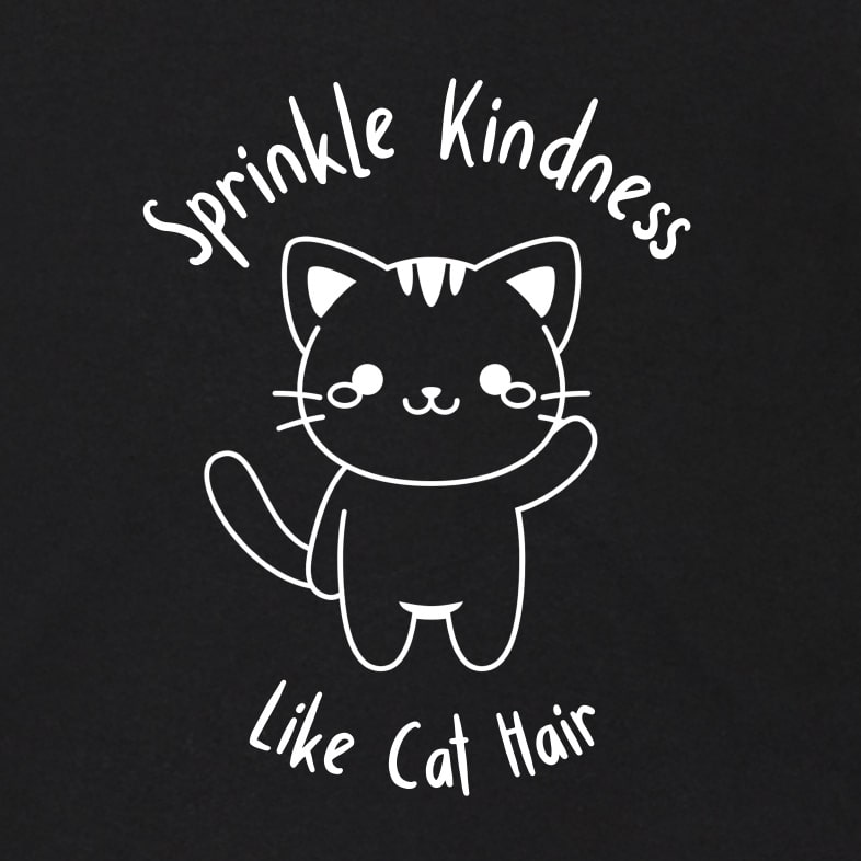 Spread Kindness Kitty Unisex T-shirt Adult