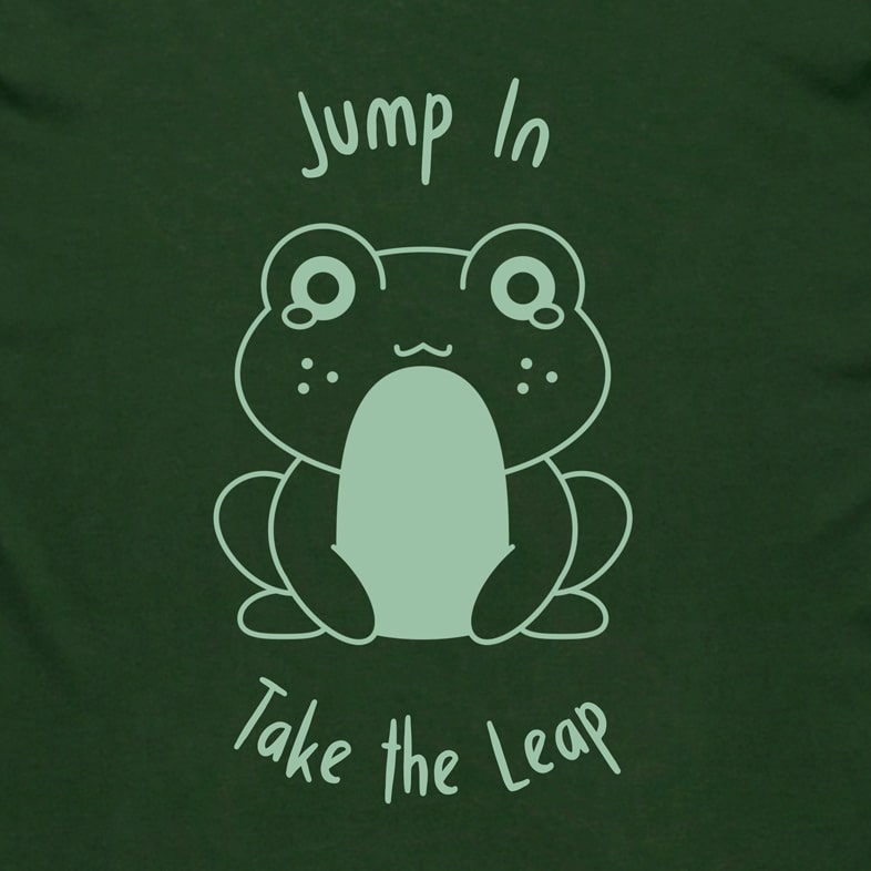Take The Leap Frog Unisex T-shirt Adult