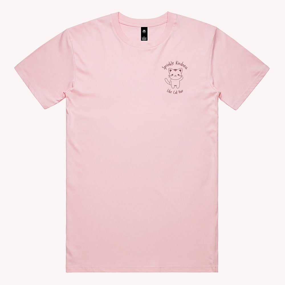 Spread Kindness Kitty Unisex T-shirt Adult