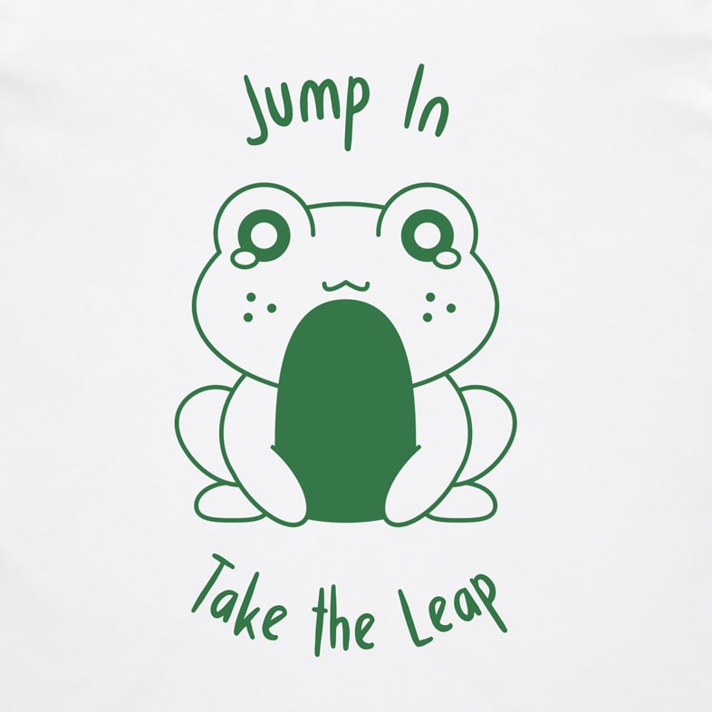 Take The Leap Frog Unisex T-shirt Adult
